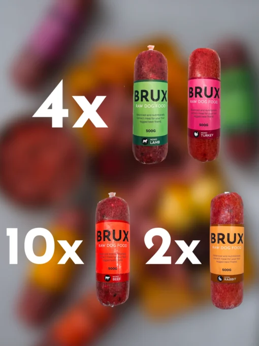 brux raw dog food mono protein box 10kg