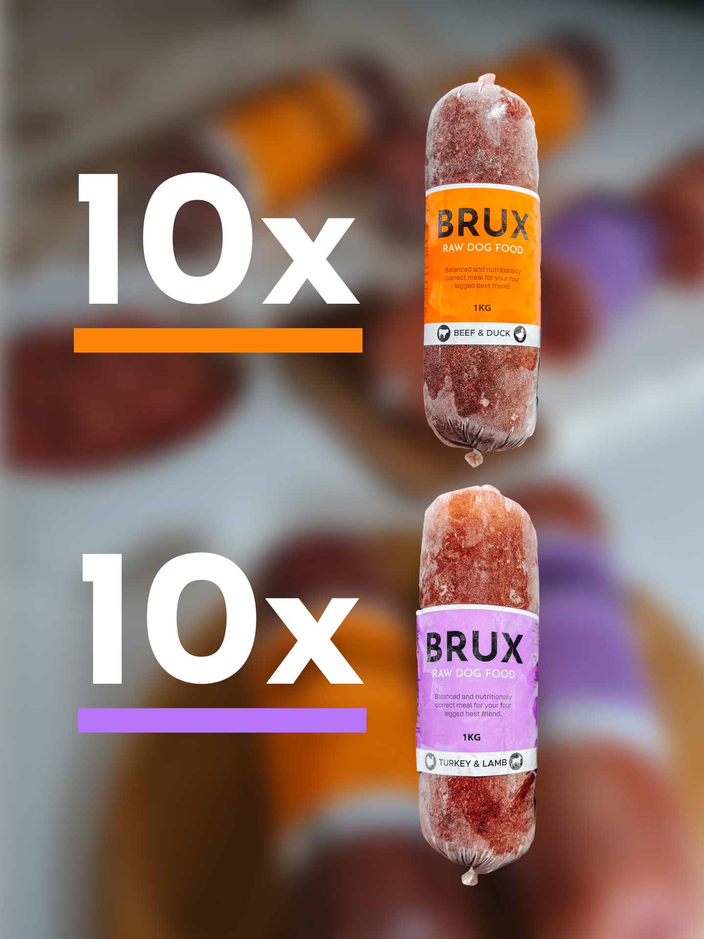 brux mix box 1kg 20kg balanced raw dog food