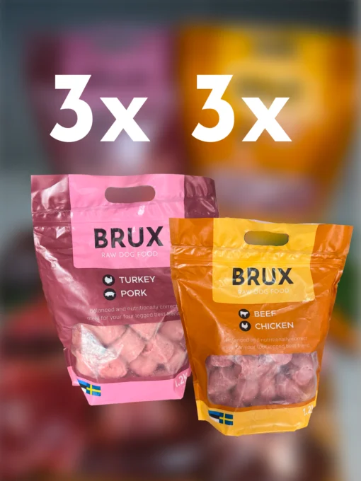 brux balanced raw dog food