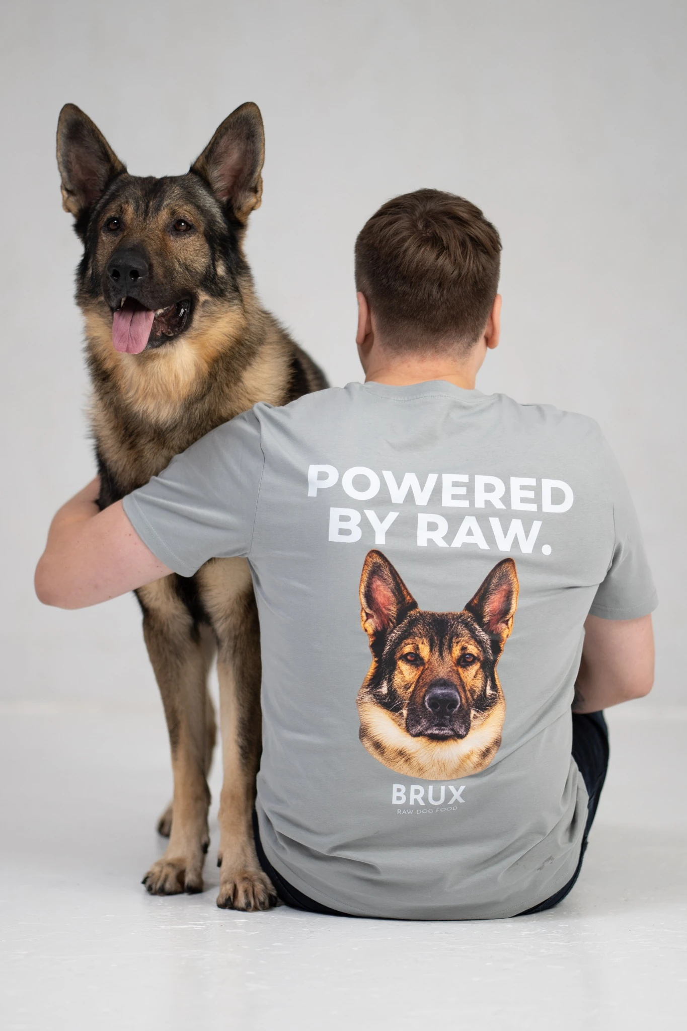 BRUX T-Shirt - Misty Grey - Vaizdas 2