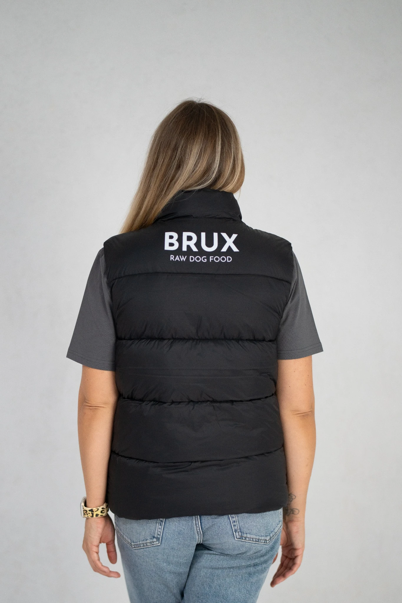 BRUX Puffer Vest - Black - Vaizdas 2