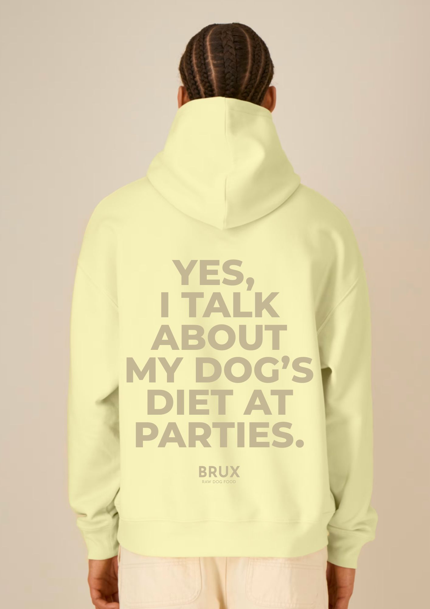 BRUX Hoodie - Lemon Sorbet - Vaizdas 5
