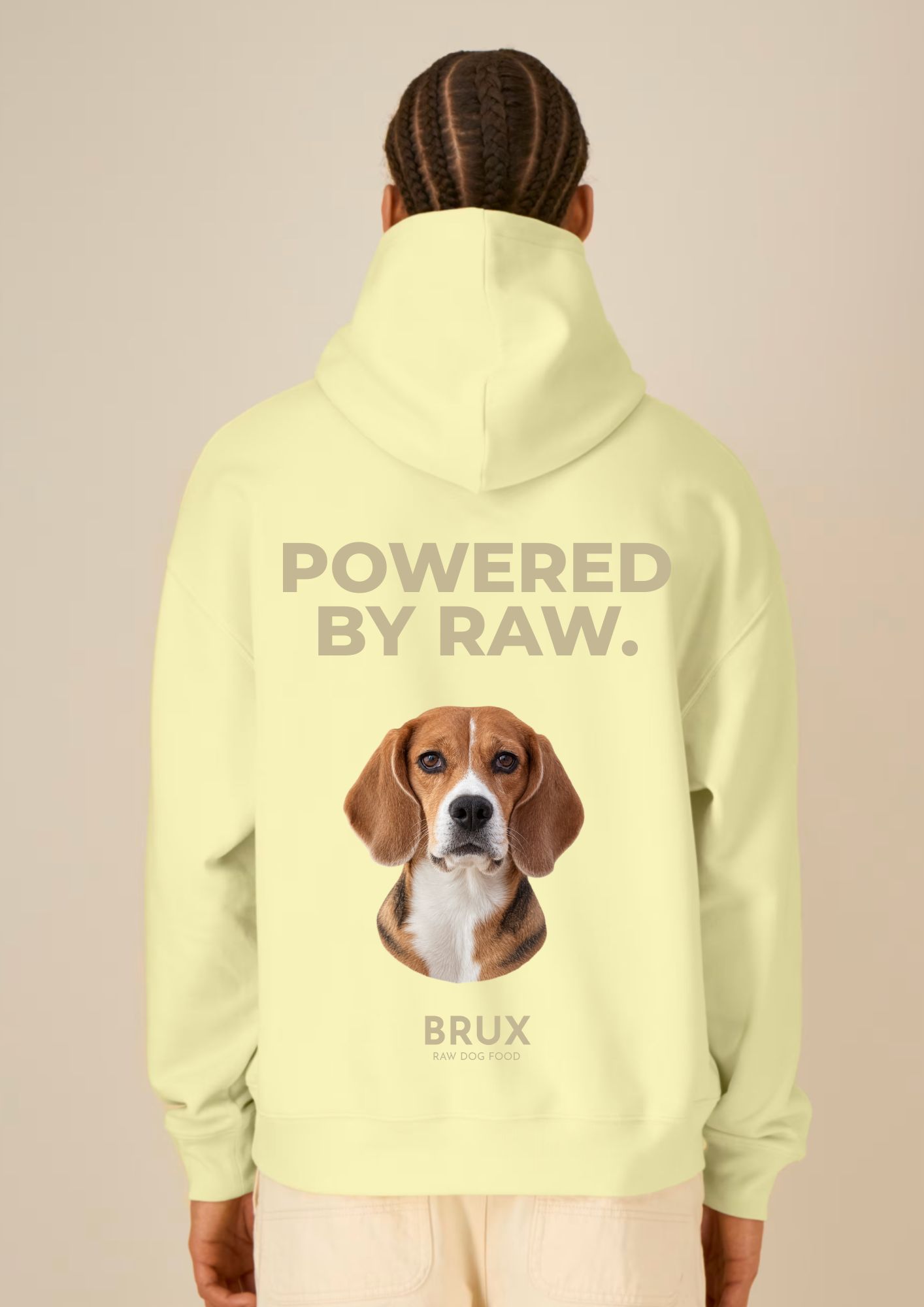 BRUX Hoodie - Lemon Sorbet - Vaizdas 4