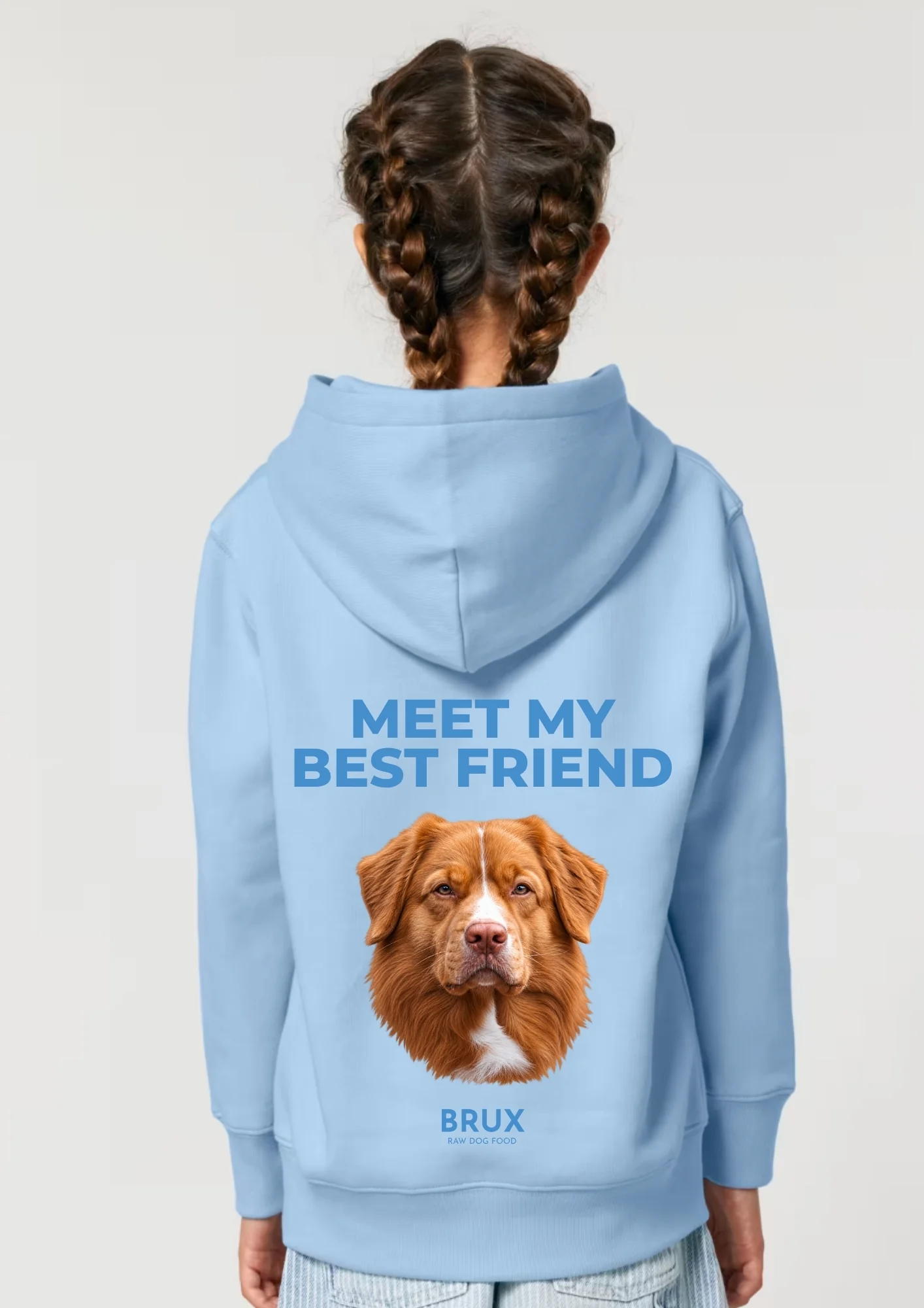BRUX Kid Hoodie - Blue Soul - Vaizdas 4