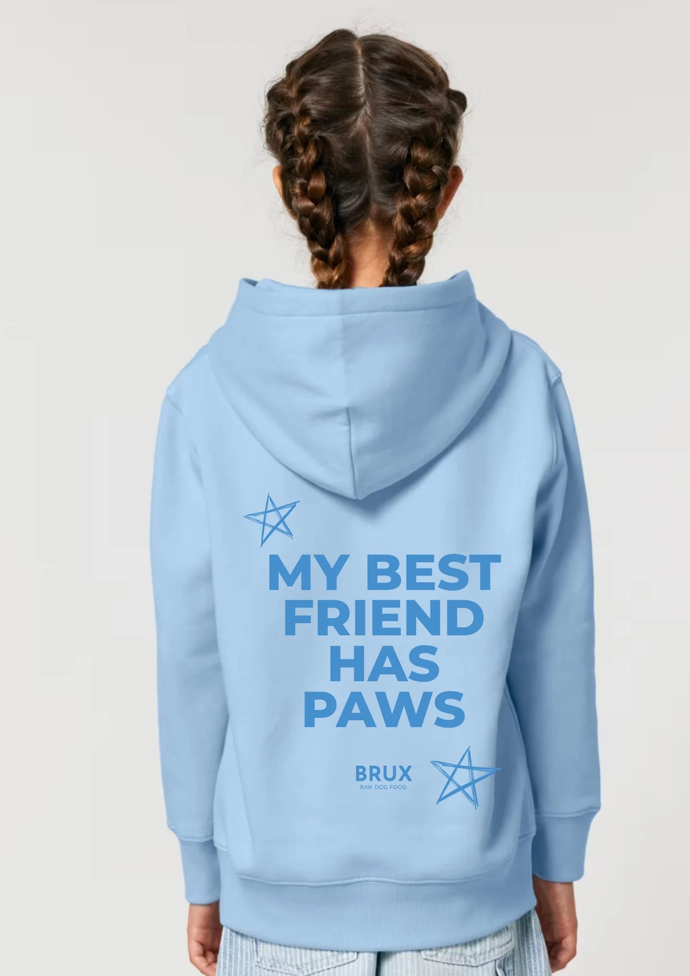 BRUX Kid Hoodie - Blue Soul - Vaizdas 3