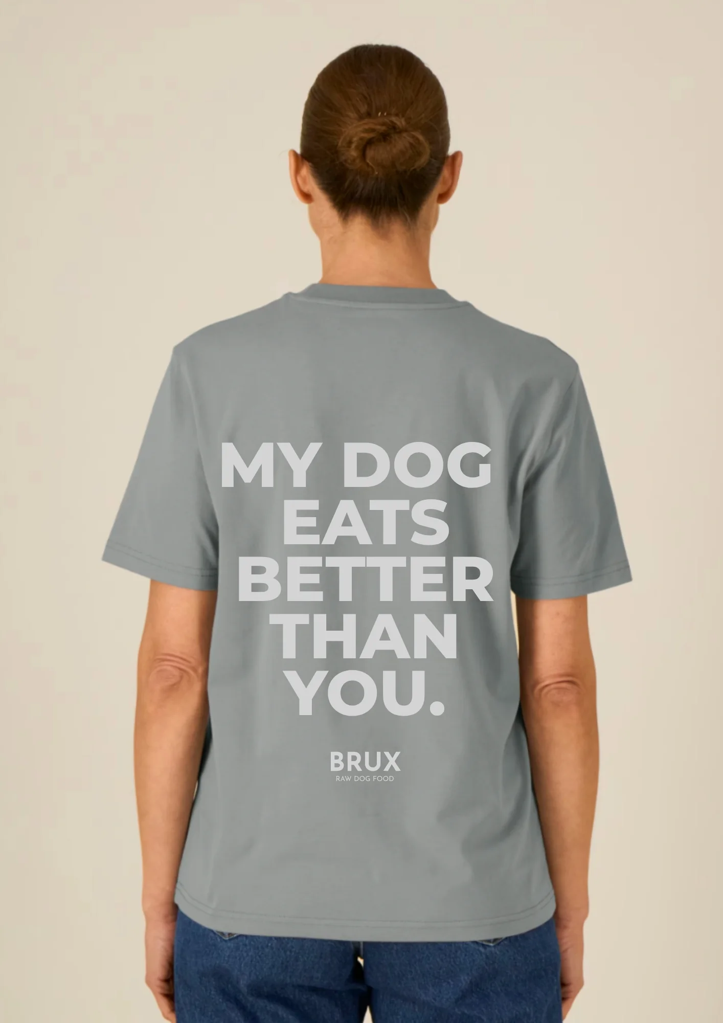 BRUX T-Shirt - Misty Grey - Vaizdas 4