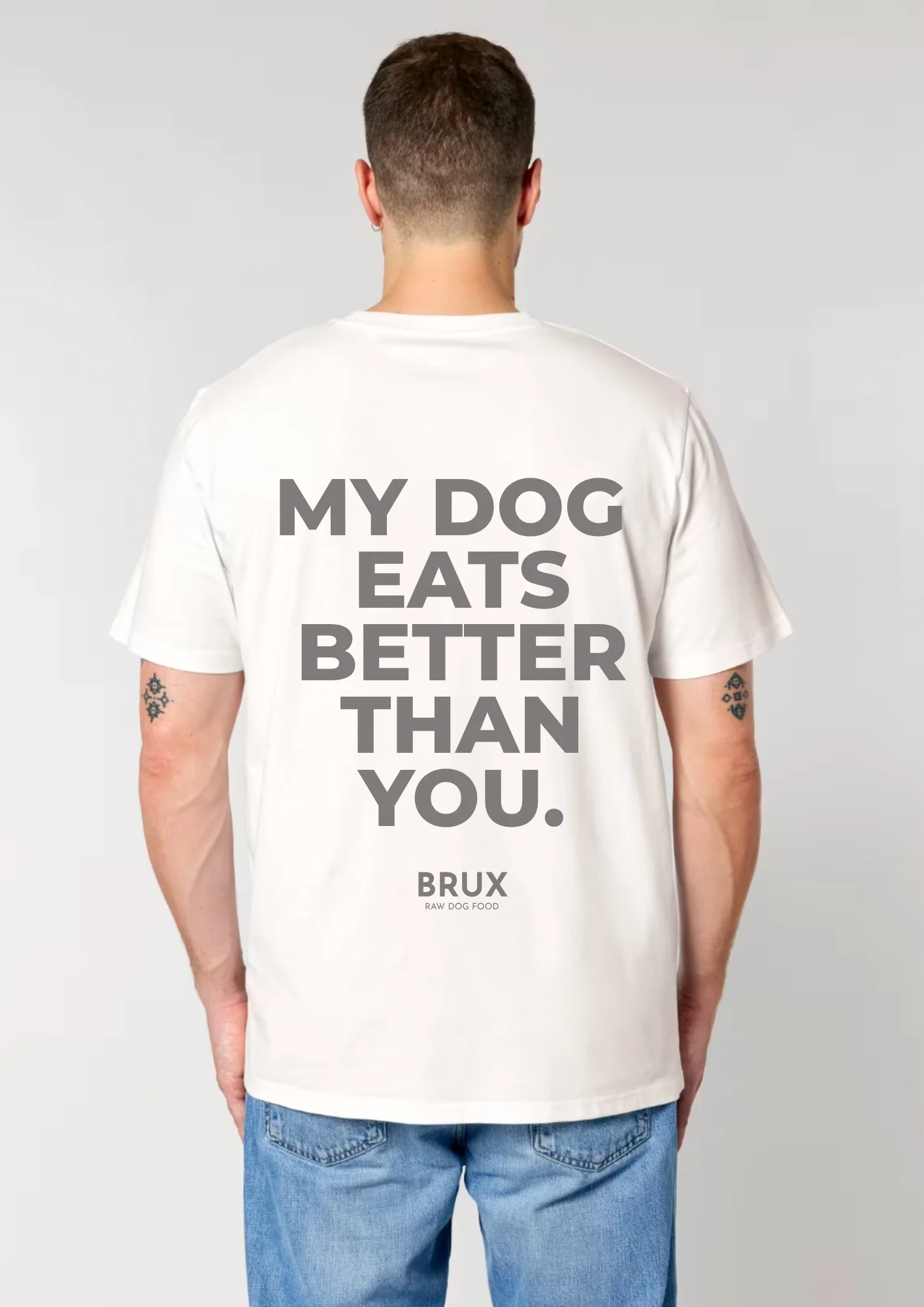 BRUX T-Shirt - Off White - Vaizdas 5